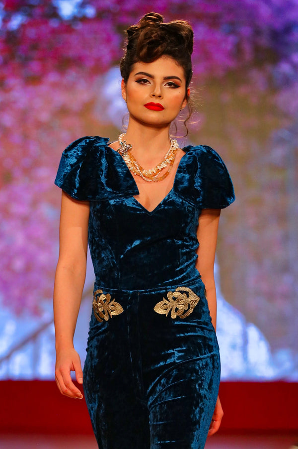 Bluza catifea T-156